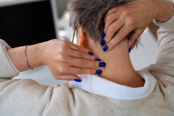 Neck pain can be relieved by manual massage